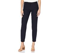 Gerry Weber Damen Hose Citystyle unifarben leicht verkürztes Bein Dark Navy 34