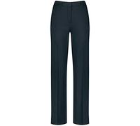 Gerry Weber Damen Hose mit weitem Bein unifarben reguläre Länge Navy 34