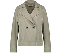 Gerry Weber Damen Kurzblazer mit Lyocell Langarm unifarben Khaki 46