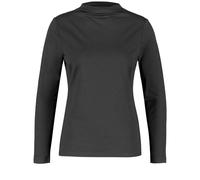 Gerry Weber Damen Langarmshirt mit Turtleneck Langarm unifarben Schwarz 40