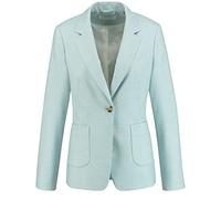 Gerry Weber Damen Longblazer in Pastell-Optik Langarm Blazer Langarm gefüttert unifarben Aqua Ecru Gemustert 40