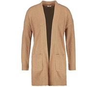 Gerry Weber Damen Offene Strickjacke Langarm Jacke Jacke Strick unifarben Camel Melange 48
