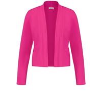 Gerry Weber Damen Offener Cardigan aus feinem Rippstrick Langarm, mit Schlitz unifarben Solar Pink 42