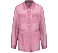 Gerry Weber Damen Semitransparente Blazerjacke Langarm, Manschetten unifarben Lilas 38