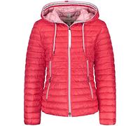 Gerry Weber Damen Steppjacke mit Kontrastfutter Langarm Outdoorjacke unifarben Fresco Red 44