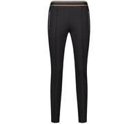Gerry Weber Damen Stretchhose SAN꞉YA Skinny FIT mit Längsbiesen unifarben 7/8 Länge Schwarz 38