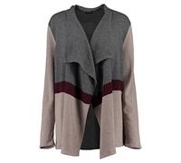 GERRY WEBER Damen Strickjacke Aberdeen, Gr. 46, Mehrfarbig (Taupe/Platin/Bordeaux 7123)