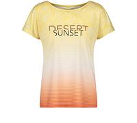 Gerry Weber, Damen T-Shirt Top Jersey Gelb Orange 40
