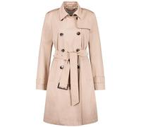 Gerry Weber Damen Trenchcoat mit Schulterkoller Armriegel, Langarm unifarben Light Camel 44