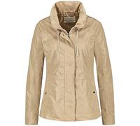 Gerry Weber Damen Wasserabweisende Jacke Langarm unifarben Humus 44