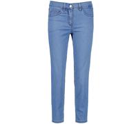 GERRY WEBER Edition - 5-Pocket Jeans SOL꞉INE BEST4ME in 3/4 Länge blue denim with use - Gr. - 48R