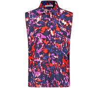GERRY WEBER Edition - Ärmellose Bluse mit floralem Muster blau/lila/pink druck - Gr. - 44