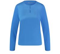 GERRY WEBER Edition - Blusenshirt mit Material-Patch und elastischem Saum bright blue - Gr. - 42