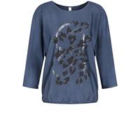GERRY WEBER Edition - Blusenshirt mit Material-Patch und Frontprint - Gr. - 48
