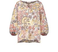 GERRY WEBER Edition Damen 660041-66434 Bluse, Ecru/Weiss/Rot/Orange Druck, 36