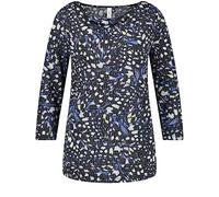 GERRY WEBER Edition Damen 870026-44032 T-Shirt, Blau Druck, 34