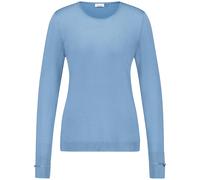 GERRY WEBER Edition - Langarmpullover aus nachhaltigem Feinstrick cloud - Gr. - 46