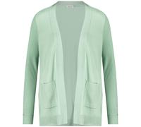 GERRY WEBER Edition - Offener Cardigan aus Feinstrick grün - Gr. - 44
