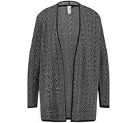 GERRY WEBER Edition - Strickjacke schwarz gemustert - Gr. - 42