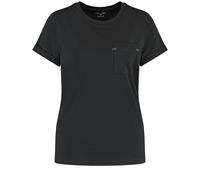 GERRY WEBER Edition - T-Shirt aus Baumwolle mit Ziersteinchen schwarz - Gr. - 40