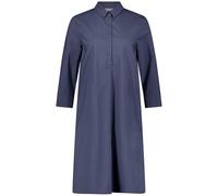 GERRY WEBER Collection - Schlichtes Blusenkleid aus reiner Baumwolle blau - Gr. - 42