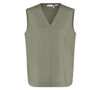 Gerry Weber Leinen-Bluse in Khaki - Größe 40 | Damen Blusen