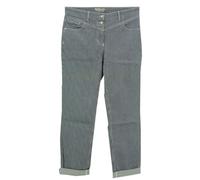Gerry Weber, Modern Fit, Damen Jeans Hose Stretchdenim Blau Weiß D 42 W 32 L 32