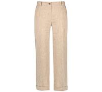 GERRY WEBER Womens 320027 Pants, Sand Ecru Streifen, 40