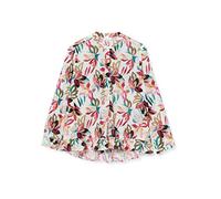 GERRY WEBER Womens 360060 Blouse, Ecru/Weiss/Lila/Pink Mult, 42