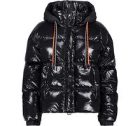 Gertrude - Kurze Daunenjacke aus natürlichen Daunen - Lili Bright Black für Damen - Größe L - schwarz schwarz L