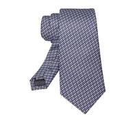 Geschäftsbeziehungen, Herren Seidenkrawatte bedruckt gemustert 8cm Business Hochzeit Party mehrfarbig(Deep Blue)