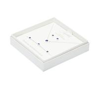 Geschenkbox Sparkle versilbert 'dunkler Saphir', 606141 1 Set