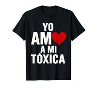 Geschenke auf Spanisch Yo Amo A Mi Toxica San Valentine T-Shirt