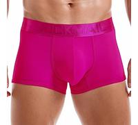 Geschenke Für Männer Männer Sexy Herren Unterhosen Lang Mehrfarbig Premium Qualität Viereck-Hose Retro Boxershorts Unterhosen Unterhose Herren Laufen Boxershorts Herren Locker Knalliges Pink XXL