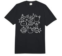 Geschnittener gebissener Schnitt und ganze Äpfel mit Sternen Comfort Colors Adult Heavyweight T-Shirt