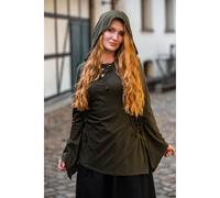 Geschnürtes Oberteil "Lea" - Olivgrün