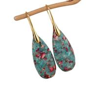 Gesicht Schmeichelhaft Langbaumelnde Ohrringe Anspruchsvolle Legierungsbauton Farbkontrast Juwely Perfekt Für Geschenk Und Baumelnden Tropfenohrringen