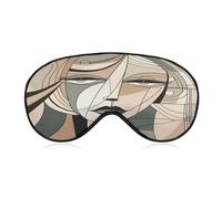 Gesichtsform Augenmaske, Seitenschlafmaske, leichte Augenbinde, Schlafmaske, Nasenpolster und Gummiband für Kinder, Frauen und Männer