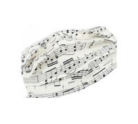 Gesichtsmaske mit Notenlinien Design