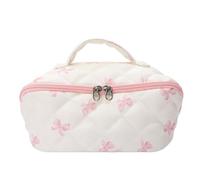 Gesteppte Make-up-Tasche | Kosmetiktasche, groß, niedlich | Organizer für Beauty-Zubehör Frauen Reise Kulturkoffer Schule Büro Stifte Outdoor Hautpflege