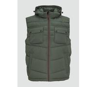 Gesteppte Weste mit abnehmbarer Kapuze 5XL Grün 2156315.7940.5XL