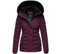 Gesteppte Winterjacke mit Kapuze "Milianaa" Aubergine M