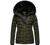 Gesteppte Winterjacke mit Kapuze "Milianaa" Olive S