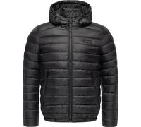 Steppjacke RAGWEAR "Vellos YOUMODO", Herren, Gr. M (50), schwarz, Obermaterial: 100% Polyester; Innenfutter: 100% Polyester; Wattierung: 100% Polyester; Ärmelfutter: 100% Polyester, gerade hüftlang, h