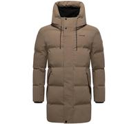 Gesteppter Kurzmantel mit Kapuze "Darianoo XX" Stone Brown L
