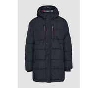 Gesteppter Parka mit abnehmbarer Kapuze 4XL blau