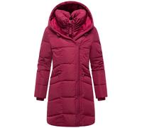 Gesteppter Winter Kurzmantel mit Kapuze "Virenaa 16" Berry Wine S