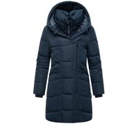 Gesteppter Winter Kurzmantel mit Kapuze "Virenaa 16" Navy L