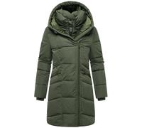 Gesteppter Winter Kurzmantel mit Kapuze "Virenaa 16" Pine Olive L
