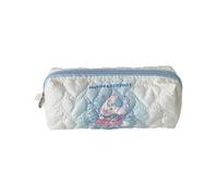 Gestepptes Federmäppchen mit Reißverschluss, Stifttasche aus Polyester, Bastelbedarf, Organizer, Reise Make up Beutel für Schule, Bürobedarf, Federmäppchen aus Polyester